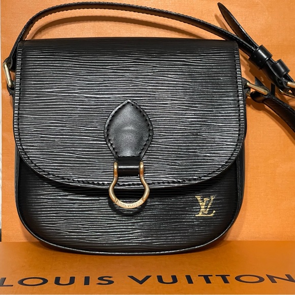 Authentic Louis Vuitton Mini Saint Cloud Black Epi Crossbody bag - Picture 1 of 13